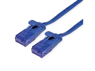 VALUE 21.99.2050 kabel sieciowy Niebieski 0,5 m Cat6a U/UTP (UTP) 21.99.2050 - Kable miedziane - miniaturka - grafika 1