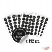 Etykiety do drukarek - Naklejki na przyprawy etykiety na słoiki 192szt A1 - miniaturka - grafika 1