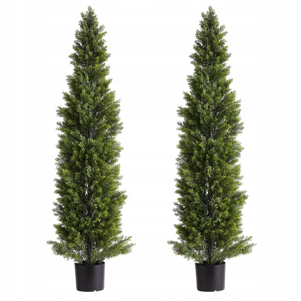 VEVOR SZTUCZNE DRZEWKA CEDROWE TOPIARY 2 SZT 1524 MM MOCNE SOLIDNE