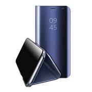 Etui i futerały do telefonów - Etui, Samsung Galaxy S6 Edge Flip Clear View z klapką, granatowy - miniaturka - grafika 1