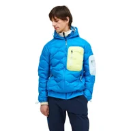 Kurtki i kamizelki sportowe męskie - Kurtka Peak Performance puchowa męska Helium Utility Down Hood niebieska - XL - miniaturka - grafika 1
