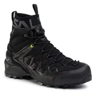 Buty trekkingowe męskie - Trekkingi Salewa Ms Wildfire Edge Mid Gtx GORE-TEX 61350-0971 Czarny - miniaturka - grafika 1
