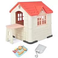 Place zabaw - Domek dziecięcy zestaw zabawek z wodoodpornym pokrowcem - miniaturka - grafika 1