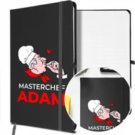 Notesy i bloczki - NOTES A5 z Gumką Prezent dla KUCHARZA Twoje IMIĘ - miniaturka - grafika 1