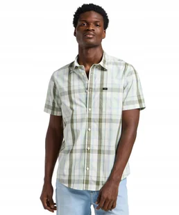 Koszula Lee SS BUTTON DOWN 112363900 Concrete Sage L - Koszule męskie - miniaturka - grafika 1