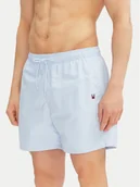 Kąpielówki męskie - Tommy Hilfiger Szorty kąpielowe UM0UM03258 Błękitny Regular Fit - miniaturka - grafika 1