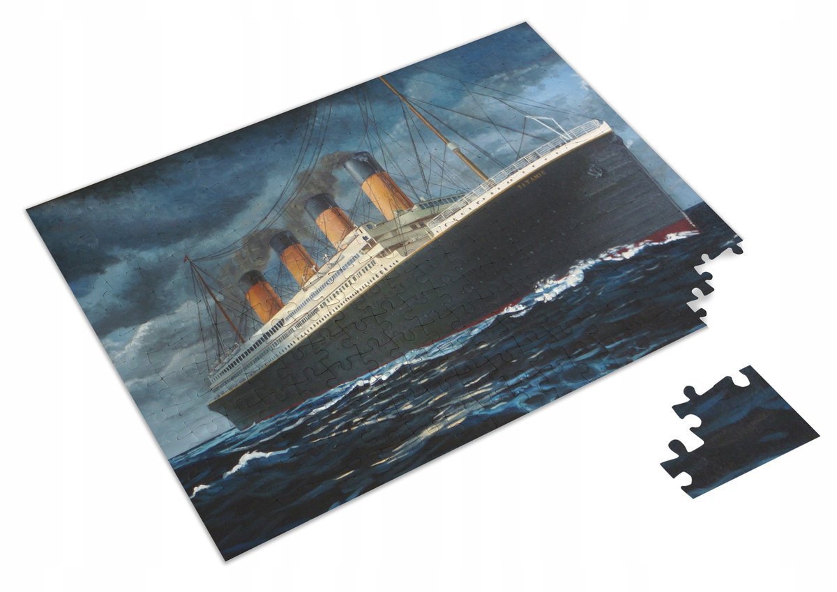 Puzzle + IMIĘ TITANIC WZORY A4 96 el Prezent #1