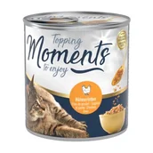 Mokra karma dla kotów - MOMENTS Topping Powder Wąt.zkurcz. 8x60 g - miniaturka - grafika 1