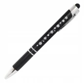 Długopisy - Długopis świąteczny podświetlany długopis grawer prezent święta śnieżynki - miniaturka - grafika 1