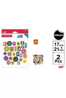 Zabawki kreatywne - Naklejki literki 2 arkusze - miniaturka - grafika 1