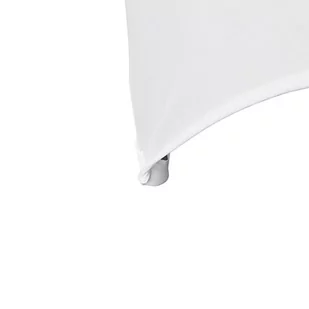 Obrus pokrowiec na stół cateringowy 180cm biały - Meble ogrodowe - miniaturka - grafika 3