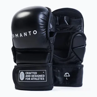 Rękawice sparingowe MMA MANTO Impact Sparring black - Rękawice bokserskie - miniaturka - grafika 1