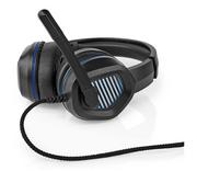 Słuchawki - Nedis GHST410BK - LED czarne - miniaturka - grafika 1