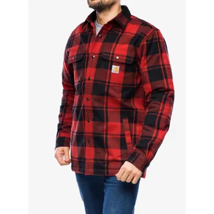 Koszula turystyczna męska Carhartt Flannel Sherpa-Lined Shirt Jac - Koszule męskie - miniaturka - grafika 1