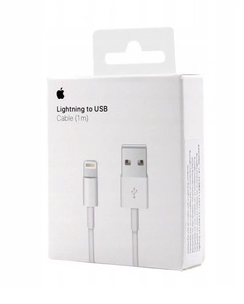 ORYGINALNY KABEL IPHONE APPLE USB LIGHTNING 1 Metr