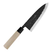 Noże kuchenne - Tojiro Black Hammered Shirogami#2 Nóż Deba 18 cm - miniaturka - grafika 1