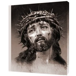 Obraz religijny na płótnie Jezus Chrystus Umęczony - Ecce Homo - Ikony i obrazy sakralne Obraz religijny na płótnie Jezus Chrystus Umęczony - Ecce Homo - Ikony i obrazy sakralne - miniaturka - grafika 1