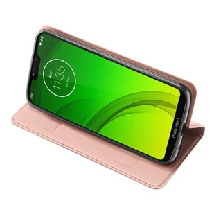 Dux Ducis Skin Pro kabura etui pokrowiec z klapką Motorola Moto G7 Power różowy - Etui i futerały do telefonów - miniaturka - grafika 5
