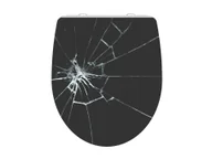 Deski sedesowe - Schütte Deska sedesowa wolnoopadająca z duroplastu (Broken Glass) - miniaturka - grafika 1