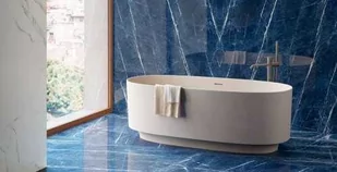 Spiek Kwarcowy Marmi Maximum Divine Blue 300X150x0,6cm - Inne materiały budowlane Spiek Kwarcowy Marmi Maximum Divine Blue 300X150x0,6cm - Inne materiały budowlane - miniaturka - grafika 1