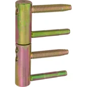 Zawiasy, okucia i inne akcesoria - Zawias wkręcany regulowany 3d-14 ocynkowany - miniaturka - grafika 1