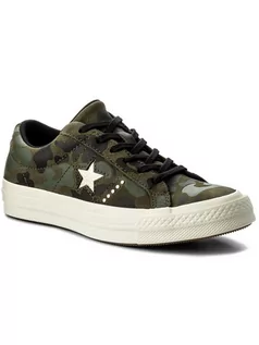 Majtki męskie - Converse Tenisówki One Star Ox 159703C Zielony - grafika 1