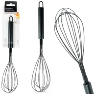 Przybory do gotowania - Trzepaczka do ubijania jajek piany ubijak ubijaczka stalowa czarna 29cm EXCELLENT HOUSEWARE 259717 - miniaturka - grafika 1