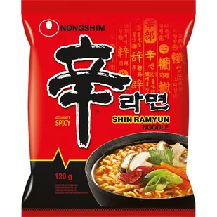 Nongshim - Zupa błyskawiczna Shin Ramyun ostra z makaronem - Dania w proszku - miniaturka - grafika 1