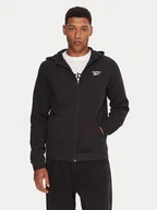Bluzy męskie - Reebok Bluza RK25148CCM Czarny Regular Fit - miniaturka - grafika 1