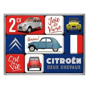 Magnesy (9szt) Citroen CV C`est - Akcesoria motoryzacyjne - miniaturka - grafika 1