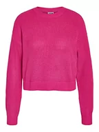 Swetry damskie - Noisy May Nmmaysa L/S O-Neck Knit Noos Sweter Damski, Różowy, S - miniaturka - grafika 1