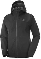 Kurtki i kamizelki sportowe damskie - Salomon Kurtka Salomon Outline GORE-TEX 2.5L Black C15995 - miniaturka - grafika 1