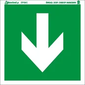 Systemy ekspozycyjne i znaki informacyjne - Znak informacyjny STRZAŁKA - miniaturka - grafika 1