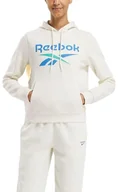 Bluzy damskie - Reebok IDENTITY BIG LOGO POLAROWA BLUZA Z KAPTUREM W stylu vintage Damskie topy treningowe - miniaturka - grafika 1