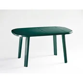 Stoły ogrodowe - Stół owalny 135 x 84 cm zielony - miniaturka - grafika 1
