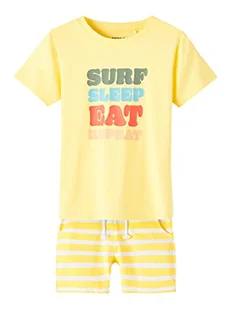 NAME IT Boy's NMMZACO SS top zestaw T-shirt, Habanero Gold, 98, Habanero Gold, 98 - Koszulki i topy damskie - miniaturka - grafika 1