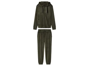 esmara® Dres welurowy damski (Khaki, XS (32/34)) - Dresy damskie esmara® Dres welurowy damski (Khaki, XS (32/34)) - Dresy damskie - miniaturka - grafika 1