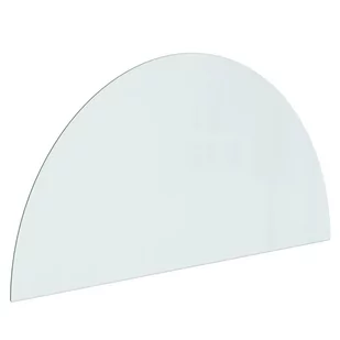 Panel kominkowy, szklany, półokrągły, 1200x600 mm - Akcesoria kominkowe - miniaturka - grafika 3