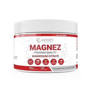 WISH Pharmaceutical WISH PHARMACEUTICAL Cytrynian Magnezu 250 g - Witaminy i minerały - miniaturka - grafika 1