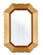 Lustra - Mirano eleganckie lustro w złotej ramie 60/90 cm - miniaturka - grafika 1