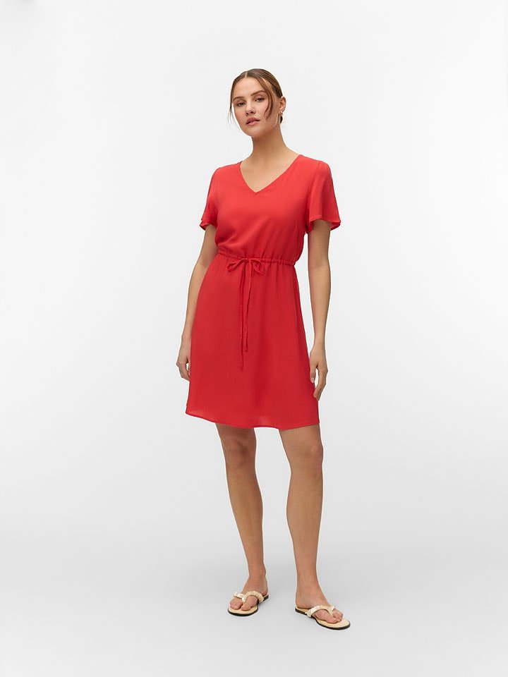Vero Moda Sukienka w kolorze czerwonym