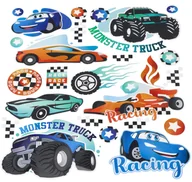 Pasmanteria - Naprasowanki Monster Truck Duży Arkusz - miniaturka - grafika 1