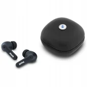 Słuchawki - BMW Słuchawki Bluetooth TWS Leather Metal Logo ENC black - miniaturka - grafika 1