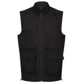 Kamizelki męskie - Kamizelka męska Regatta Travel Light Packaway B/W Rozmiar: S / Kolor: czarny - miniaturka - grafika 1