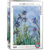 Puzzle - Eurographics Puzzle 1000 Irises by Monet (Detail) 6000-2034 - - miniaturka - grafika 1
