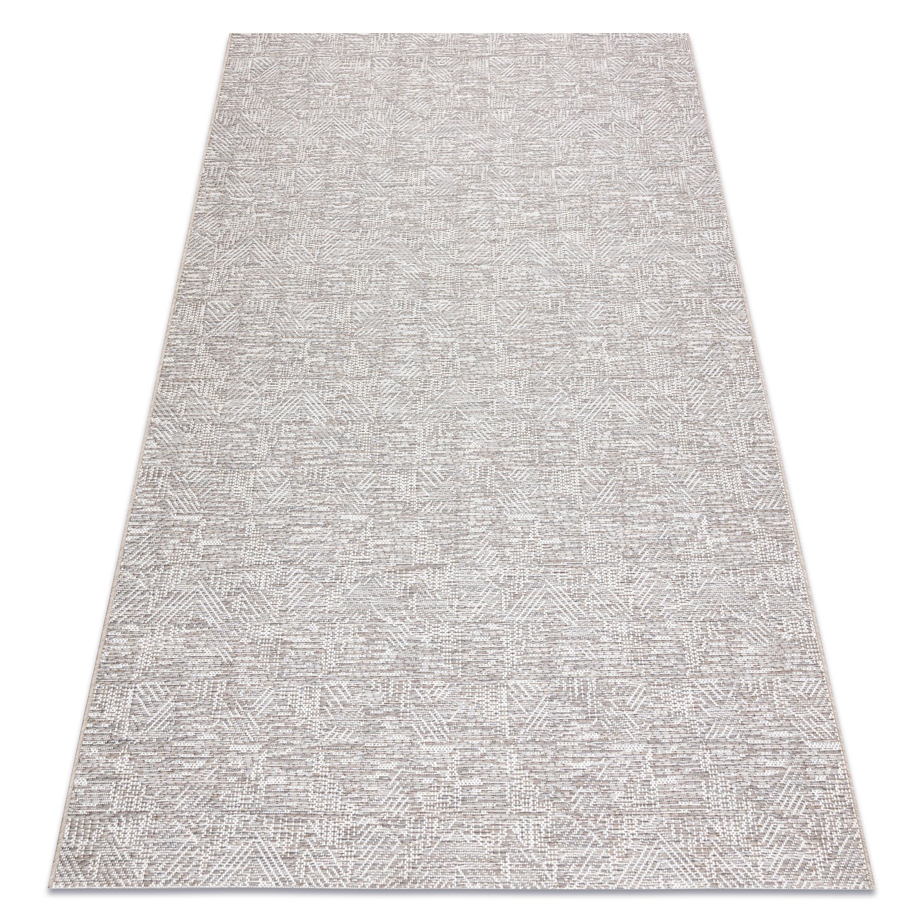 Dywan Sznurkowy SIZAL COLOR 47373560 Labirynt beż beżowy 200x290 cm