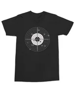 Koszulki i topy damskie - Koszulka na strzelnicę Tarcza Strzelecka Wojskowa Militarna Czarna M - miniaturka - grafika 1