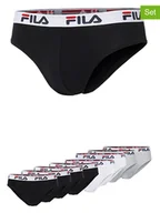 Majtki męskie - Fila Slipy (8 par) w kolorze białym, czarnym i szarym - miniaturka - grafika 1