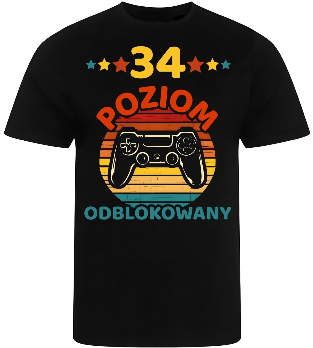 KOSZULKA MĘSKA NADRUK NA 34 URODZINY LAT PREZENT PREMIUM XL