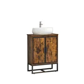 Szafki łazienkowe - Szafka pod umywalkę stojąca industrial LOFT - miniaturka - grafika 1